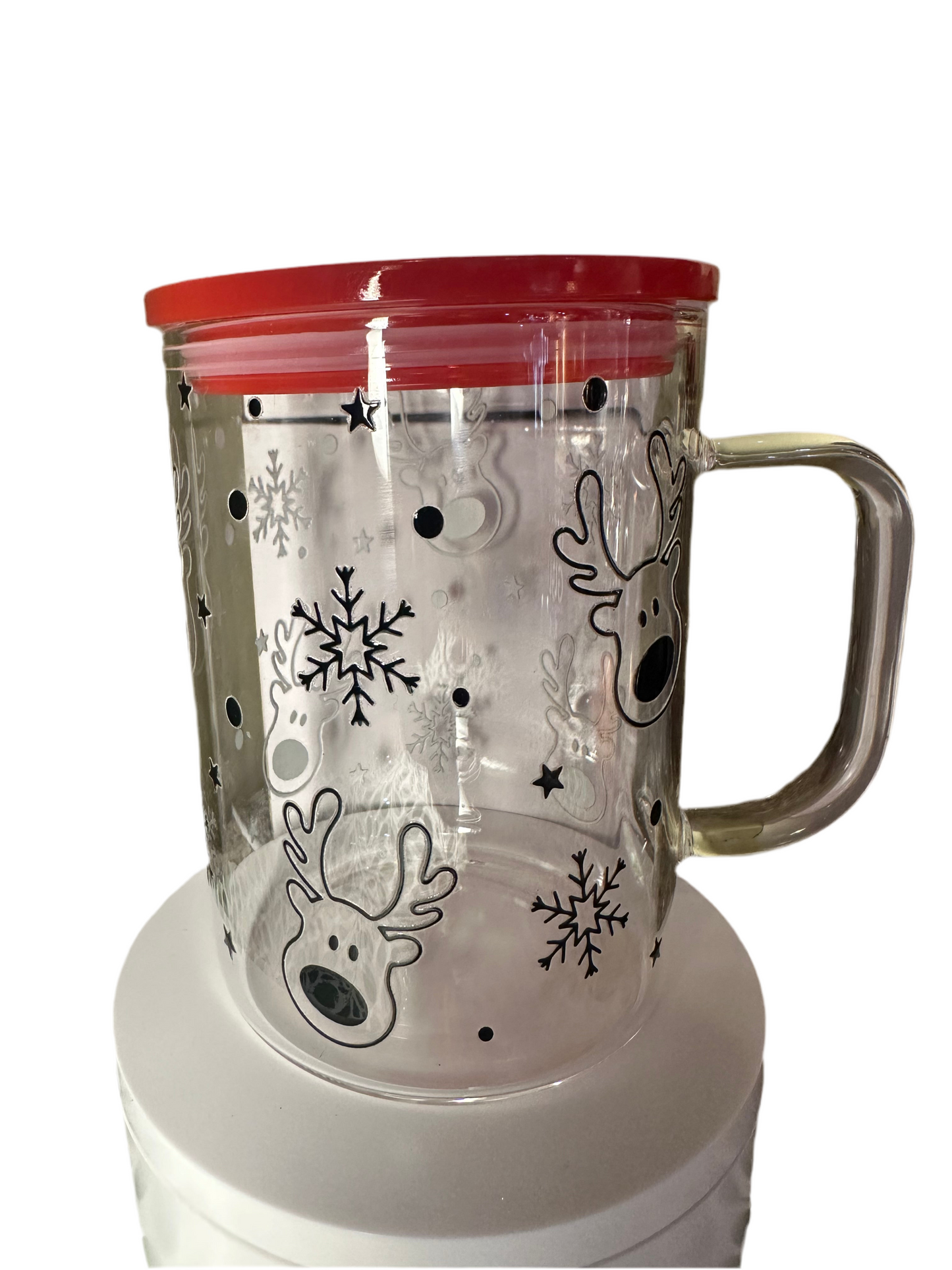 Reindeer/Snowflake Christmas Mug