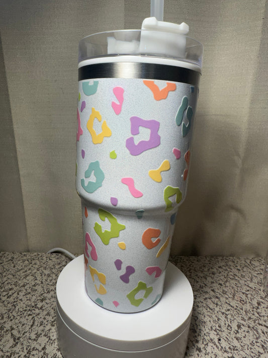 Animal print tumbler (colorful)